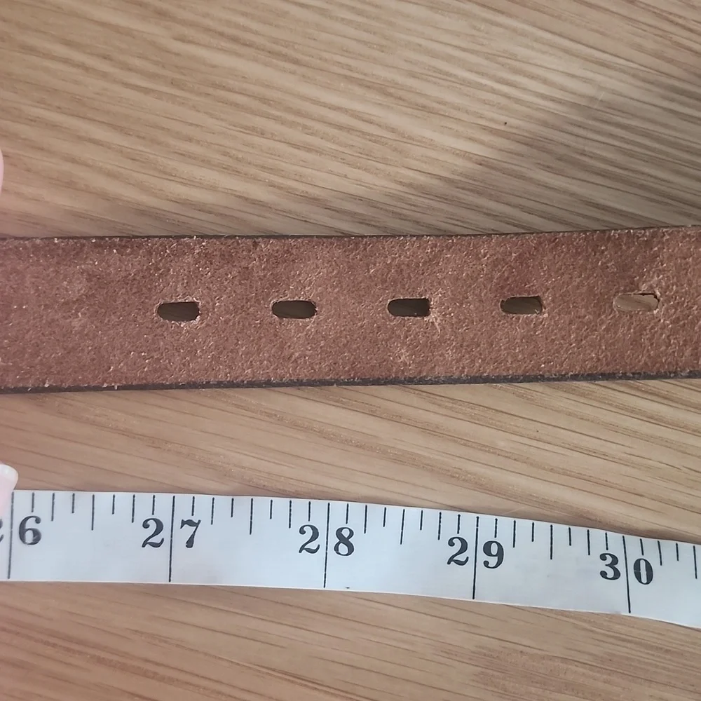 Chambers Belt brown tooled